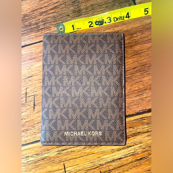 Michael Kors Handbags - MK passport holder wallet Michael Kors monogram passport holder travel wallet